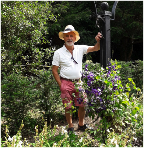 Man in hat smiling